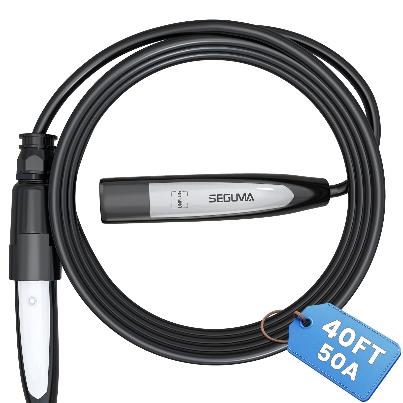 Tesla NACS用充電ケーブル Amazon.com: EV Charger Extension Cable for Tesla, 50Amp 41ft Up to